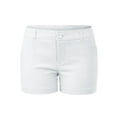 thumbnail image 3 of MixMatchy Women's Slim Comfort Mid Rise Comfy Office Shorts, 3 of 4