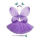 thumbnail image 5 of Disfraz de hada para niñas, disfraz de ángel, tutú, disfraz de mariposa para cosplay de vacaciones Violeta Yuyangstore disfraz de hada, 5 of 8