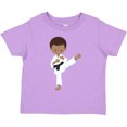 thumbnail image 3 of Inktastic African American Boy, Karate Boy, Black Belt, Kata Boys Toddler T-Shirt, 3 of 5
