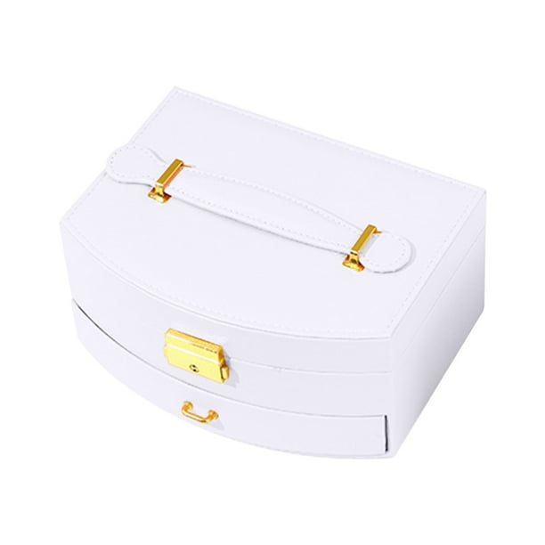 Caja de Joyería para Niñas Caja de Embalaje de Joyería, Anillo Y Pendiente de Almacenamiento, Caja de Visualización de Joyería Personalizada Y Radical, Anillo de Almacenamiento de Viajes Organizador D