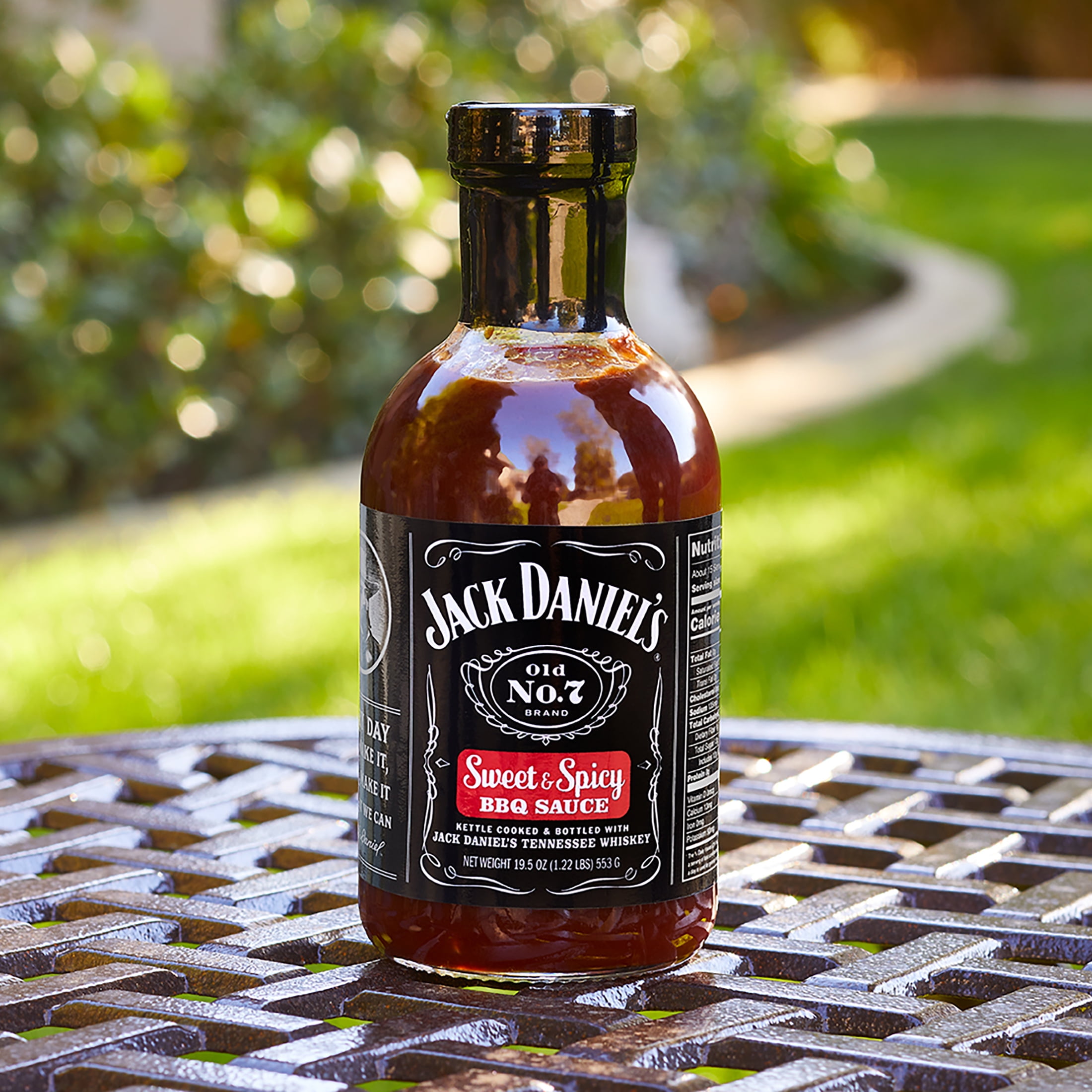 (6 pack) Jack Daniel's Sweet & Spicy BBQ Sauce, 19.5 oz