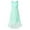 Mint Green, variant on Flower Girls Floral Lace Wedding Junior Bridesmaid Dress High Low Shiny Rhinestone Ball Gown Navy Blue 10