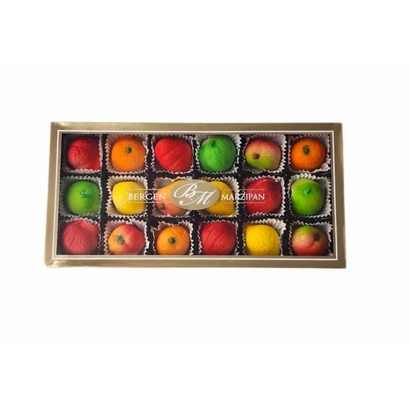 Bergen Marzipan M-1 Assorted OKA4 Fruit 8 ounce