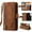 Brown, variant on SaniMore for Samsung Galaxy S23 FE Case, Prumium PU Leather Zipper Wallet Card Slots Cash Pocket Flip Kickstand Lanyard Anti-drop Shcokproof Full Body Wrap Business Case for Galaxy S23 FE, Winered