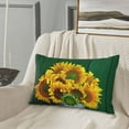 thumbnail image 5 of Picia Sunflowers in Bucket Pattern Plush Pillow Case – Soft and Cozy Cushion Cover, Hypoallergenic Throw Pillow Case for Home Decor-16"x24", 5 of 6