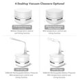 thumbnail image 2 of Riwcyla Desktop Cleaner with USB Fan Portable Cordless Table Dust Sweeper Rechargeable Battery Operated for Cleaning Dust Crumbs Hairs Scraps for Keyboard Home Office School Car Gifts, 2 of 6