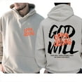 thumbnail image 3 of Unisex Christian Hoodie, "God Will Open Doors" Double-Sided Hoodie with Revelation 3:7 Bible Verse, Faith-Inspired Streetwear Hooded Sweatshirt, Religious Scripture Pullover, Sizes S–5XL, 3 of 7