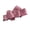 Dark Pink, variant on Women Hair Clip Anti-slip Teeth Three-Dimensional Bow Design Strong Grip Hair Claw Satin Texture Ponytail Holder Versatile Hair Accessory