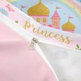 thumbnail image 4 of Erosebridal Cartoon Princess Castle Twin Bedding,Colorful Cute Girls Kawaii Flowers Blossom Duvet Cover Set For Kids,Reversible Pink,2-Piece(No Comforter), 4 of 6