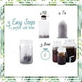 thumbnail image 4 of 120PCS No Mess Cold Brew Bags, Cold Brew Coffee Filters 4”x 6” Disposable French Press Filter Bags Fine Mesh Brewing with Drawstring for Iced Coffee Maker in Mason Jar or Pitcher, 4 of 11