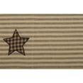 thumbnail image 5 of VHC Brands Farmhouse Star Appliqued Cotton Primitive Bedding King Pillow Case Set of 2, Charcoal Black, 5 of 6