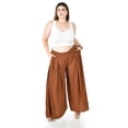 thumbnail image 1 of Pantalon tipo palazzo Roman Fashion /Tallas Extras, 2632 (Camel) cafe 38, 1 of 6