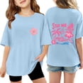 thumbnail image 1 of WEAIXIMIUNG T-Shirt à Manches Courtes à Volants pour Enfants (3 14y) 140, 1 of 3
