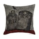 thumbnail image 3 of Advancent Funda de almohada decorativa, decoración de Halloween, funda de almohada acogedora con patrón de calabaza, funda de cojín cuadrada para sofá, Decoración del hogar dos SXYM42 Advancent HA060851-02B, 3 of 6