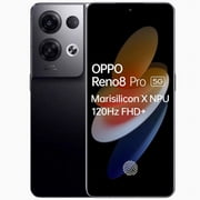 OPPO Reno 8 Pro DUAL SIM 256GB ROM + 12GB RAM (GSM Only | No CDMA) Factory Unlocked 5G Smartphone (Glazed Black) - International Version
