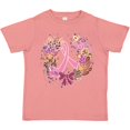 thumbnail image 3 of Inktastic Breast Cancer Awareness Wreath Pink Ribbon Girls Toddler T-Shirt, 3 of 5