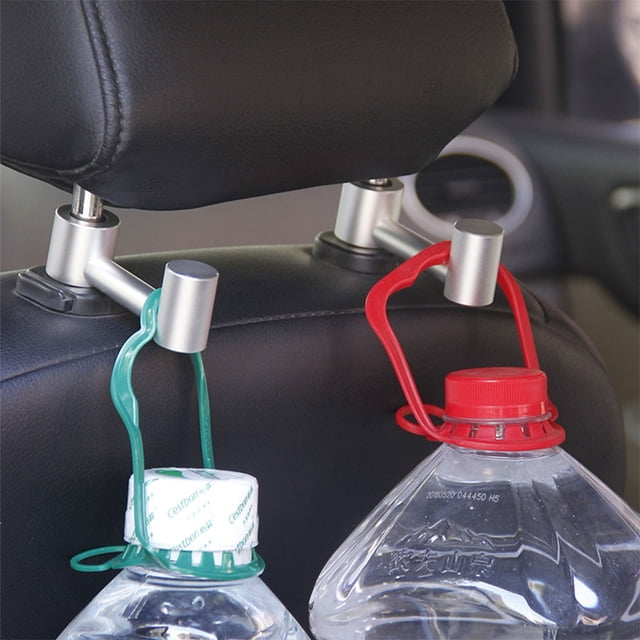 SHOWERORO Car Seat Back Hanger Aluminum Alloy Hidden Design for Families 1Set
