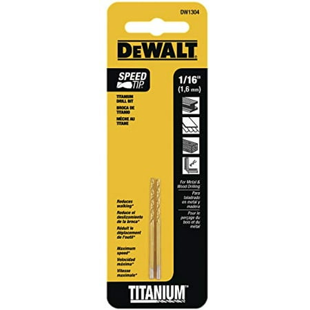 UPC: 0028874017429 | DeWalt 1/16  Titanium Drill Bit