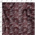 thumbnail image 3 of Soimoi Orange Heavy Canvas Fabric Leopard Animal Skin Decor Fabric Printed Yard 58 Inch Wide, 3 of 3