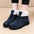 thumbnail image 2 of Noothes Warm Winter Boots for Women, Fleece Lined High Top Ankle Booties Non Slip Platform Snow Boots for Ladies Cold Weather Comfortable Outdoor, 2 of 8