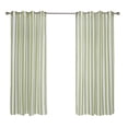 thumbnail image 2 of Commonwealth Escape Stripe 96" Grommet Curtain Panel in Green, 2 of 2