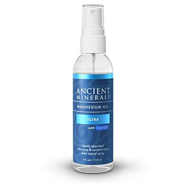 Ancient Minerals Magnesium Oil Spray Ultra with MSM a Pure Zechstein