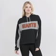 thumbnail image 4 of Women's Fanatics Black San Francisco Giants Filled Stat Sheet Pullover Hoodie, 4 of 7