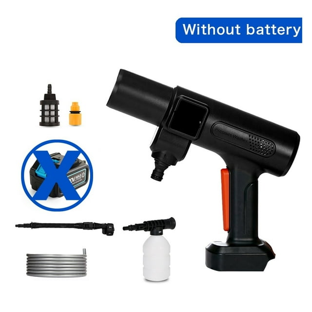 Brushless High Pressure Cleaner Washer Spray Water Gun Portable Car Wash Pressure Water Cleaning Machine For 18V Battery