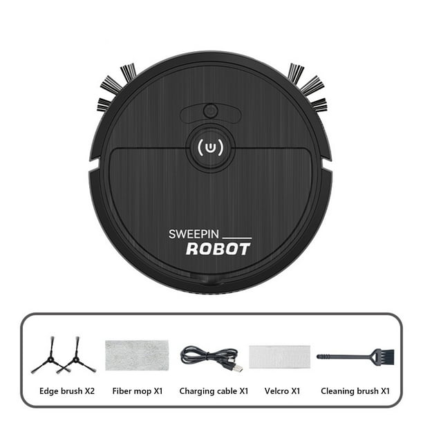 Juguetes de piscina, juguetes para bebés, juguetes para niños pequeños, robot barredor, carga USB, barredora, trapeadora, succión, aspiradora tres en uno, regalos para el hogar, pequeños electrodomést