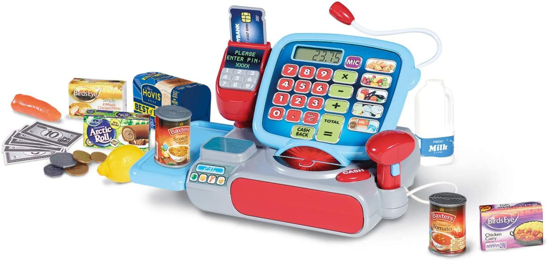 Kids Supermarket Casdon Toy Cash Register Till Shop Touch Sensitive Screen New 