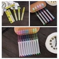thumbnail image 3 of 5Pcs Family Pack Toothbrushes Fashion Colors Deep Cleaning Ultra Fine Bristles Ergonomic Brush Handle Tooth Brushes, 3 of 7