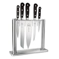 thumbnail image 1 of Mercer Culinary 6-Piece Forged Knife Block Set, Glass, 1 of 8