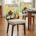 thumbnail image 3 of Spring Eggs Dining Chair Back Cover Only, Kettles Yellow Flower Vintage Home Farm Set of 6 Chair Back Covers, Removable Washable for Dining Room, Banquet & Holiday Decoration, 3 of 9