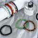 thumbnail image 5 of Pulseras de cuentas naturales YONGSHENG 10 Uds 8mm, 5 of 5