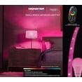 thumbnail image 3 of Monster Illuminessence Small Space LED Lighting Kit With RGB 6.5ft LED Light Strip RGB E26 Edison Screw 5V 7 Watt Light Bulb and Premium RF Touch Remote That Controls All Lights at The Same Time, 3 of 7