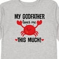thumbnail image 4 of Inktastic Godson My Godfather Loves Me Boys or Girls Long Sleeve Toddler T-Shirt, 4 of 5
