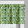 thumbnail image 5 of Ambesonne Plant Valance & Curtain, Colorful Illustration Natural, 55"x45", Fern Green Lime Green, 5 of 6
