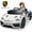 White, variant on Porsche 718 12V Power Kids Ride on Car with Remote Control, Kids Electric Car to Drive, Toddler Car with Bluetooth/MP3/Lights, Gift for Boys Girls Aged 3-5, White