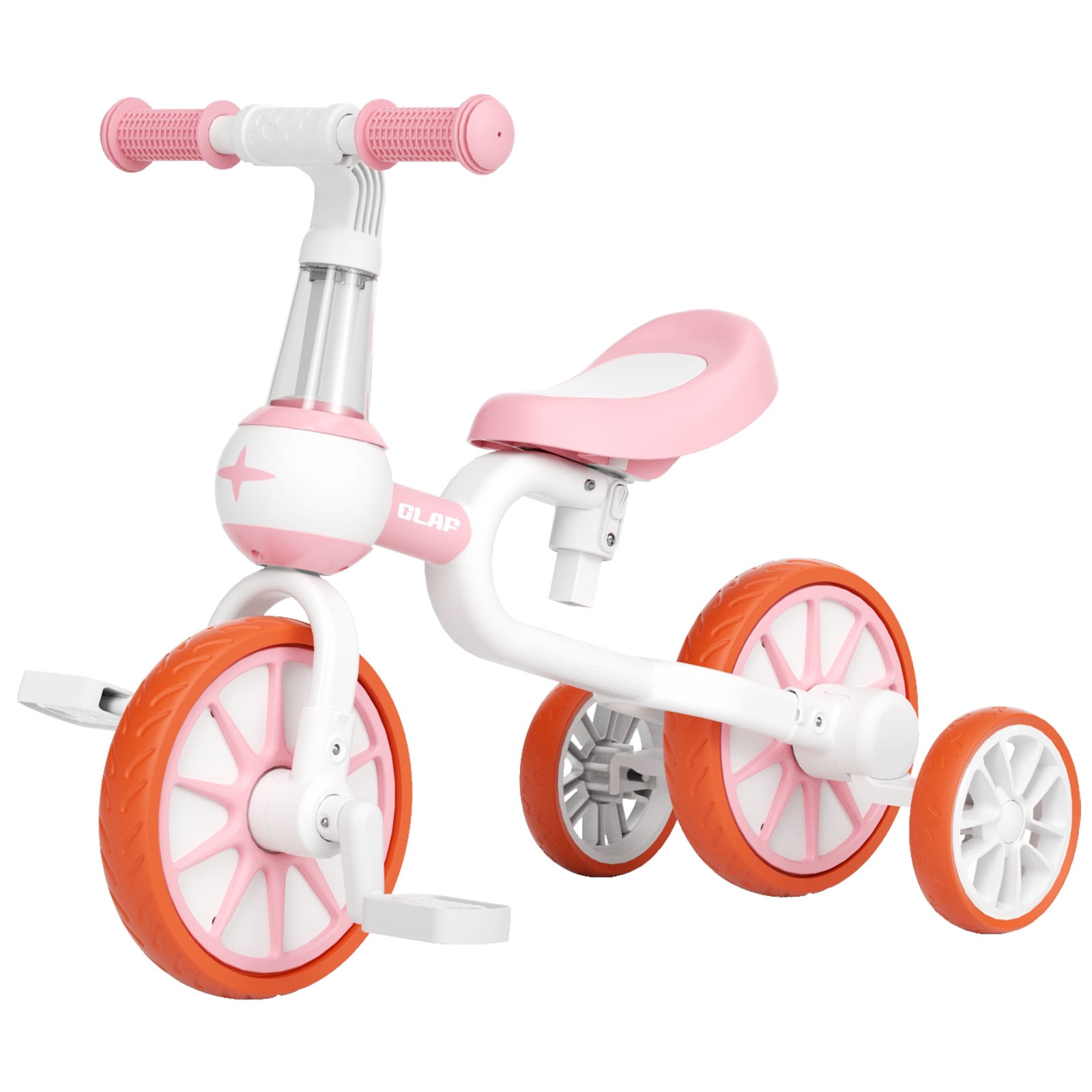 KORIMEFA 3-in-1 Kids Tricycle, Toddler Bike for Ages 1-4 Boy Girl, Pink - Walmart.com KORIMEFA 3-in-1 Kids Tricycle, Toddler Bike for Ages 1-4 Boy Girl, Pink - Walmart.com