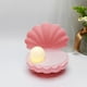 thumbnail image 4 of Lámpara de ambiente hecha a mano con forma de mejillón perla de dulces sueños, pequeñas luces de noche brillantes para niños., 4 of 7