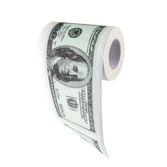 BigMouth Inc Money Toilet Paper - Novelty Toilet Paper, Hilarious Gag Gift