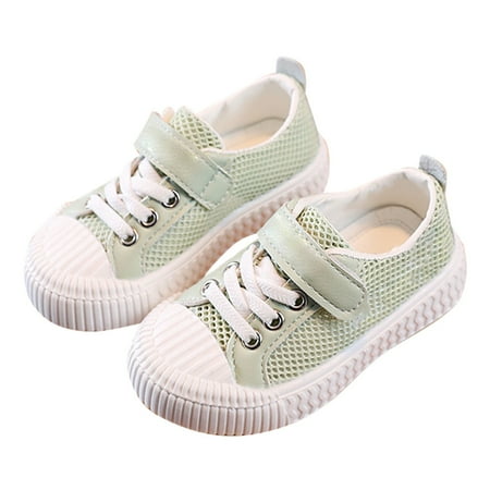 

ZMHEGW Summer Thin Mesh Rubber Sole Lightweight Breathable Non Slip Children s Casual Sports Shoes for 2-10Y