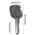 thumbnail image 3 of BVXEEP Shower Head, Shower Showerhead- Pressurized Showerhead-Shower Faucet with Large Output-Sailor Style Handheld Household Shower Showerhead, 3 of 9