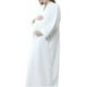 thumbnail image 3 of Bata de baño larga de felpa con cremallera para mujer, suave y esponjosa, ideal para dormir, 3 of 5
