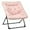 Light Pink, variant on Comfy Saucer Chair for Adults, Soft Faux Fur Bedroom Chair, Accent Dorm Chairs, Flexible Living Room Reading Chairs, Oversized Folding Lounge Seat for Teens, X-Large, Light Pink