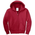 thumbnail image 4 of Port & Company - Youth Core Fleece Full-Zip Hooded Sweatshirt, 4 of 5