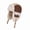 Coffee, variant on Kids Faux Fur Trapper Hat Windproof Warm Earflap Aviator Ski Cap with Fleece Lining,for Boys Girls Winter Trooper Beanie