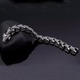 thumbnail image 2 of EOEMY Stainless Steel Cool Men Wrist Bracelet Link Chain Solid Male Jewelry 8.66" 11mm-Silver, 2 of 4