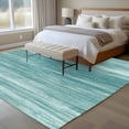 thumbnail image 4 of Duck Green Area Rugs 5'x7', Washable Small Throw Rugs for Laundry Room Playroom, Vintage Modern Abstract Art Ombre Indoor Outdoor Rug Non-Slip Low Pile Carpet Runner Reversible Floor Mats, 4 of 8