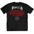 thumbnail image 2 of Pantera T-Shirt Adulte Pochoir en Coton à Dos Imprimé, 2 of 2